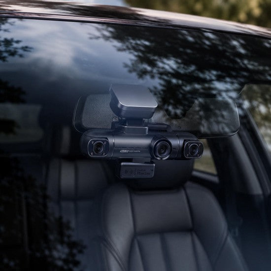 Radar-Monitoring 4-Channel Dash Cam with 4K, Rear Cam &amp; Hardwired
