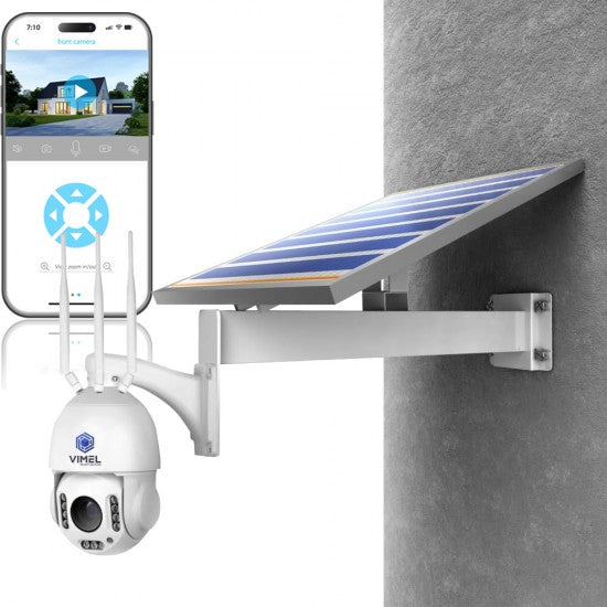 4G Construction Security Camera 20X Auto Tracking QHD 2K