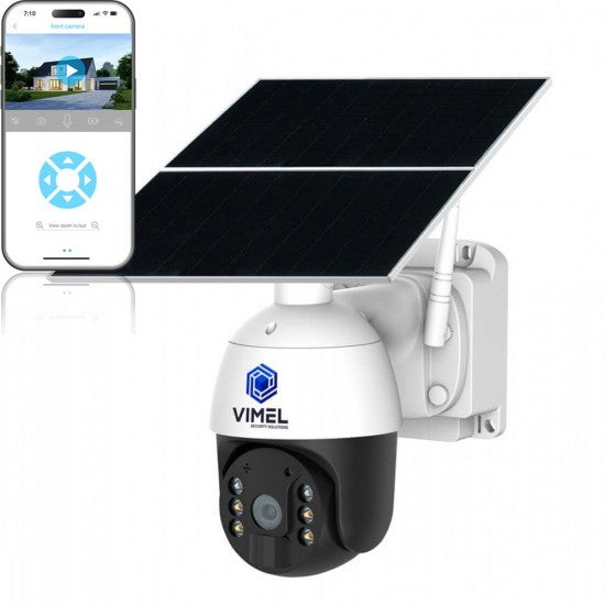 24/7 Recording 4G Dual Solar Panel Security Camera
