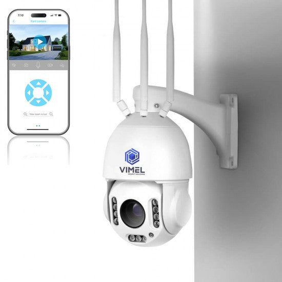 4G Security Camera Outdoor 30X Zoom Recording 4K