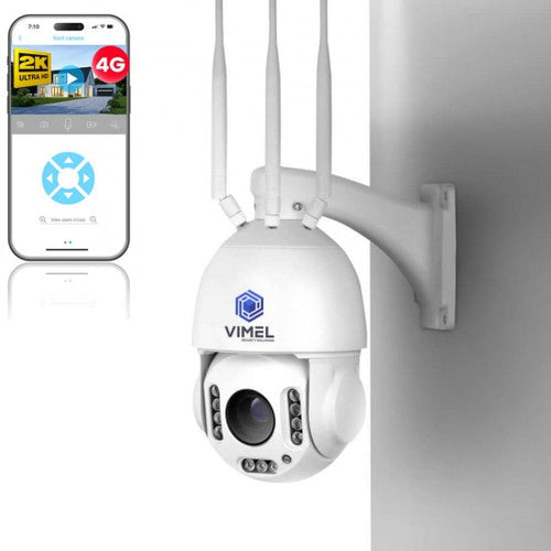 4G Security Construction WIFI PTZ Camera 5X Zoom