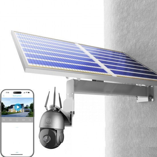 Outdoor 4G Security Camera 30X Zoom 4K
