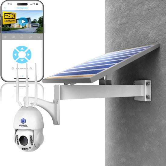 4G Security Camera Solar Powered for Farm & Construction Sites