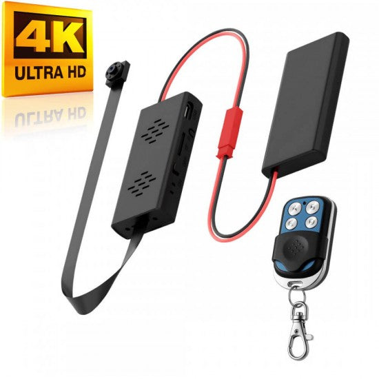  Portable 4K DIY Camera Kit – Compact DVR with Motion Sensor