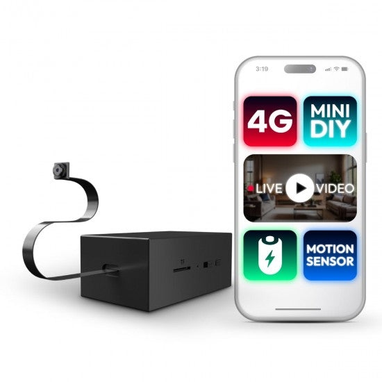 DIY 4G Mini Spy Camera with Pinhole Lens & Real Time Access