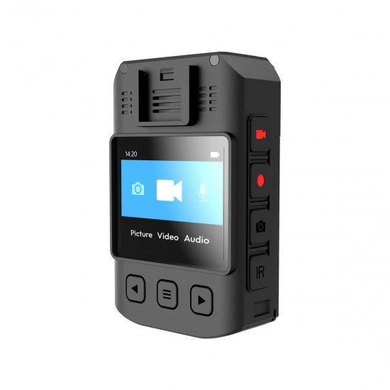 Philips Dual-Battery Police Body Camera 4K - WiFi, Night Vision