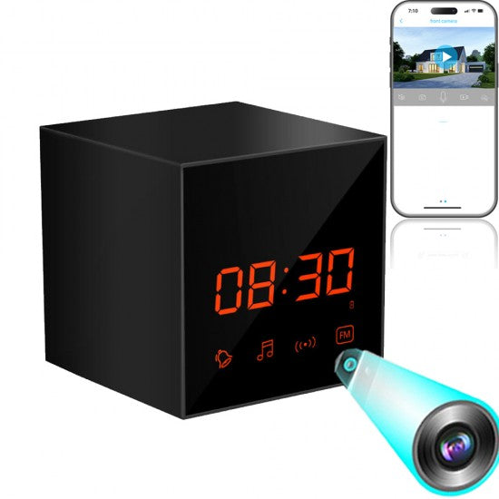 WiFi Clock Camera with bluetooth speaker 