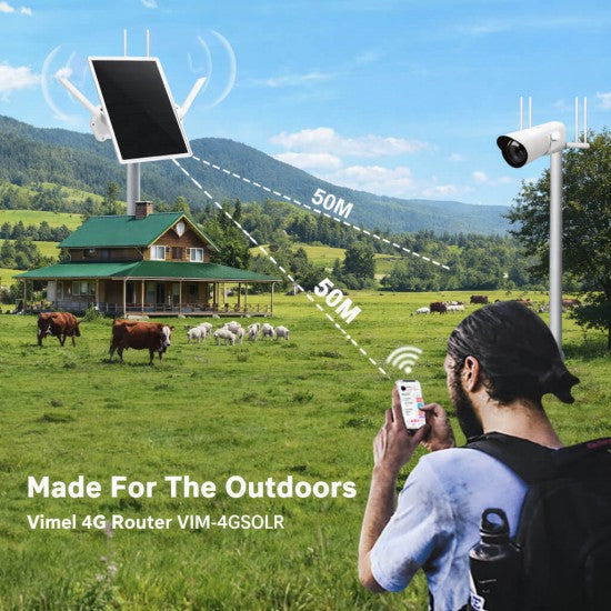 Outdoor Solar 4G WiFi Internet Router