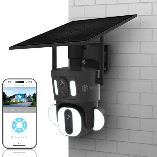 WIFI Security Camera Solar Outdoor Dual LIVE VIEW
