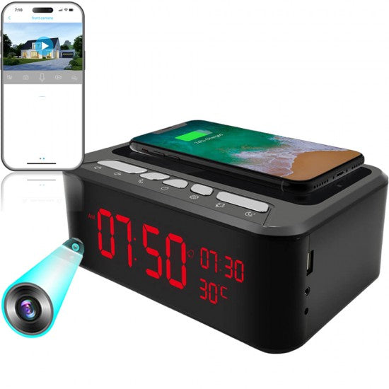 Wireless Phone Charger Camera