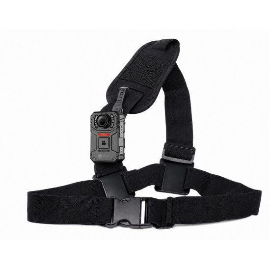 Body Camera Chest Harness with Adjustable Shoulder and Waist Straps
