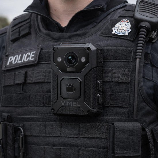 WiFi Body Worn Camera 4K - 128GB Memory, Pre-Record Buffer