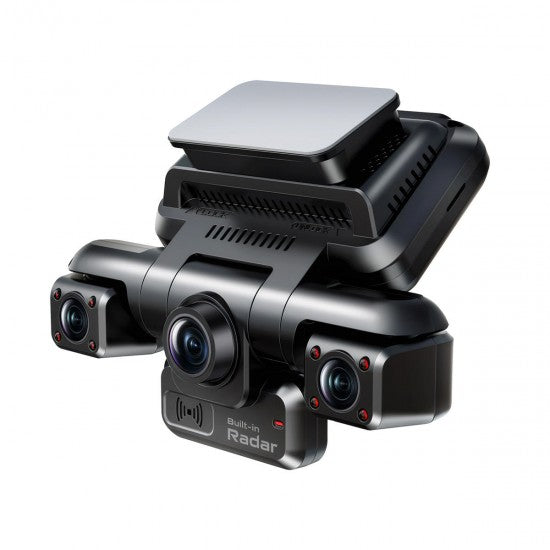Cabin 4-Channel Dash Cam with Rear Camera &amp; Built-In Radar Parking