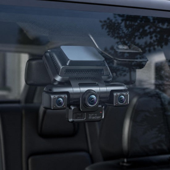 Cabin 4-Channel Dash Cam with Rear Camera & Built-In Radar Parking