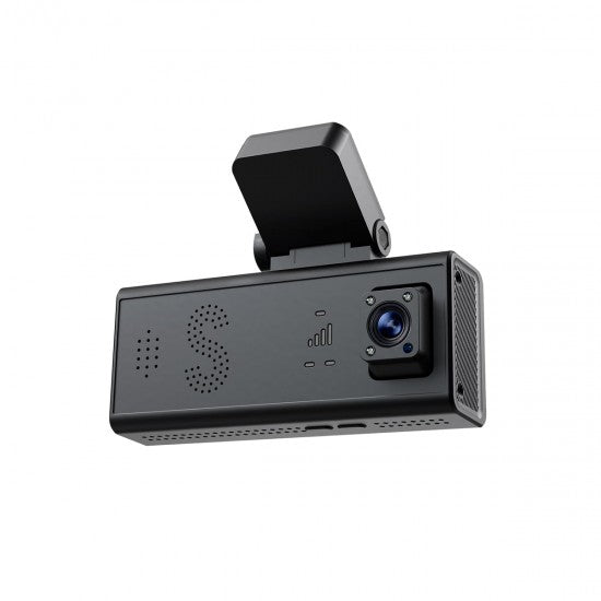 Dual Dash Cam 2K Front Rear 4G GPS Parking Security