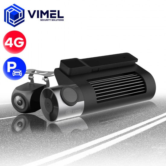 4G Dual Dash Camera Security Parking 24/7