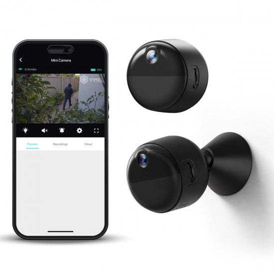 Deployable Mini WIFI Camera - AI Detection, Invisible IR