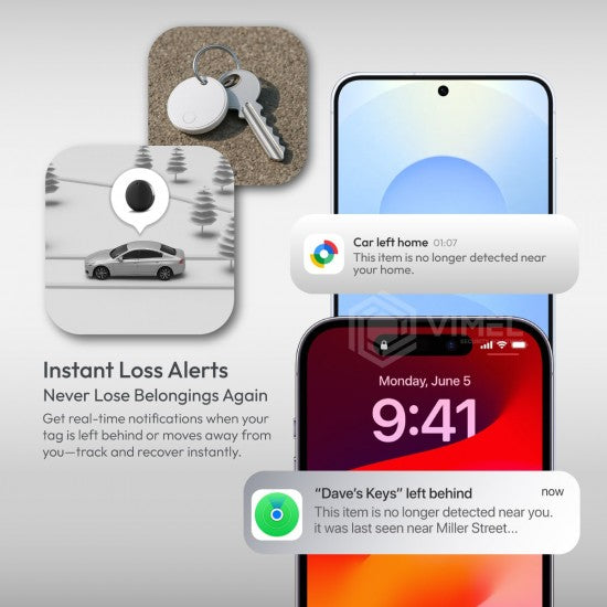 Dog Tracker Tag 2 Pack – Apple &amp; Google Find My