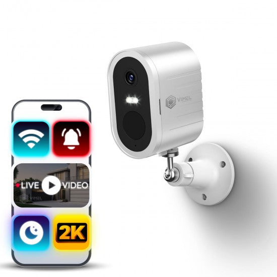 Dual-Band WiFi Security Camera - Human Detection, 180-Day Battery