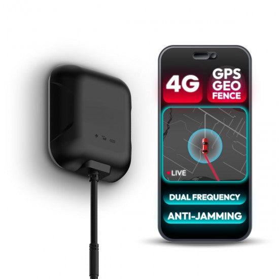 Dual Frequency GPS Tracker - Hardwired, Tunnel Tracking, Fuel Cut-Off