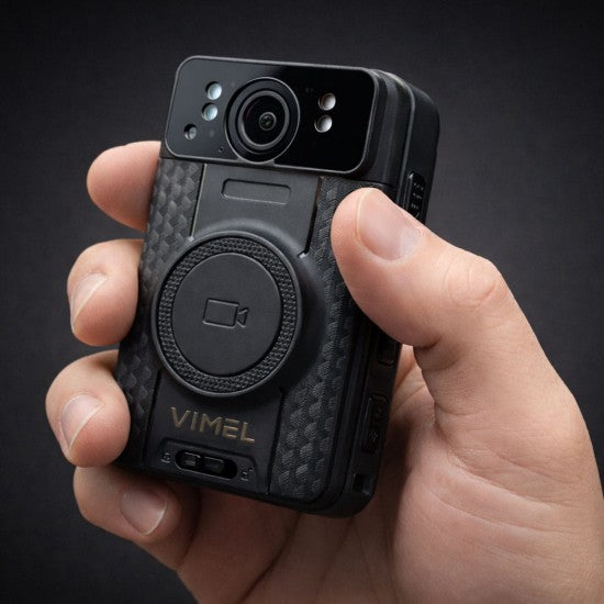 Dual Lens 4G Body Worn Camera 2K – Pre-Record, GPS Tracking