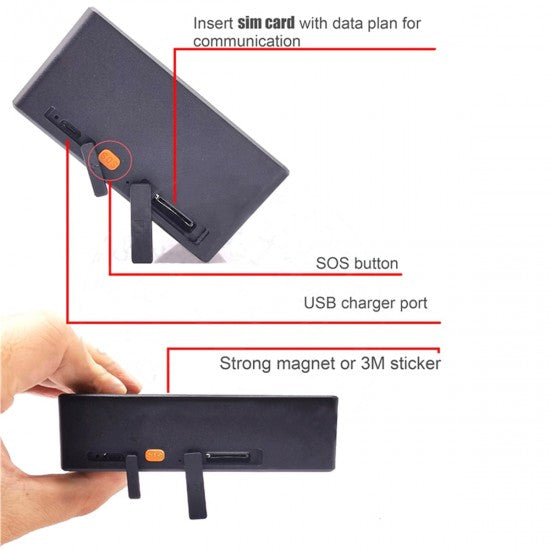 Hidden GPS Tracker with Live Voice Listening Device