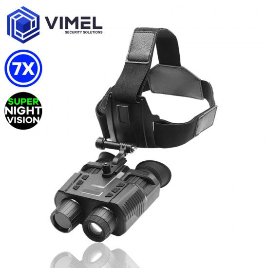 Head Mount Night Vision Binocular Camera