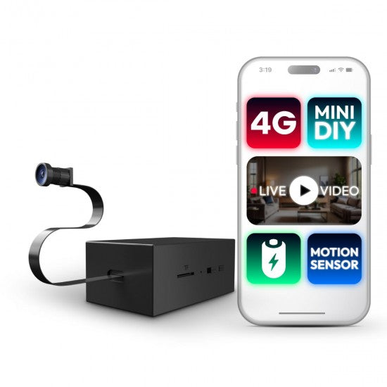 DIY Mini Camera with 4G Live View & Motion Alerts