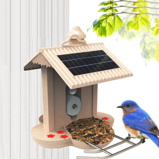 Smart Outdoor Solar Bird Feeder Camera with LIVE VIEW Monitoring