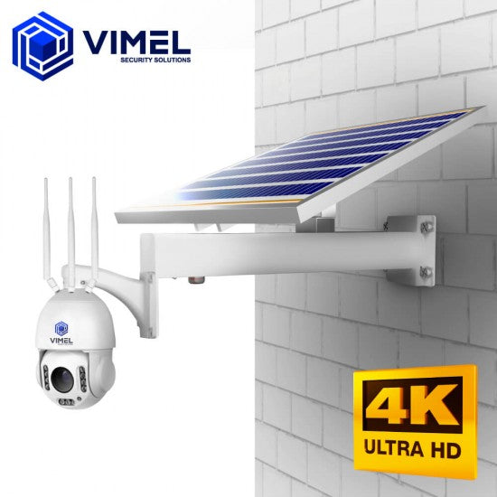 Solar Security Camera 4G 30X Zoom 4K