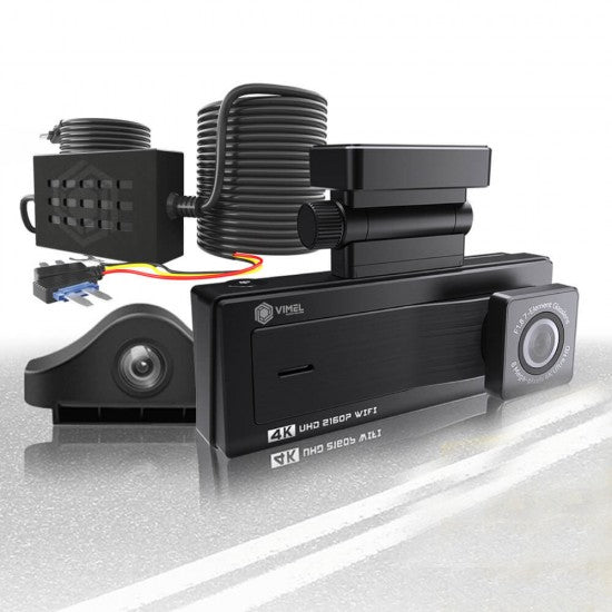 24/7 Security Parking Wireless Dual Dash Camera 4K