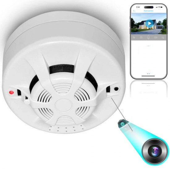 Smoke Detector Camera WIFI with with Real Alarm function
