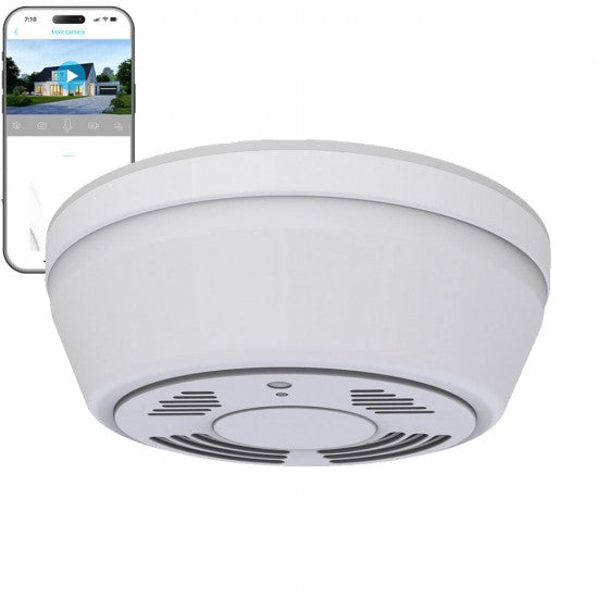 Long Battery Life Wireless Spy Smoke Detector Camera