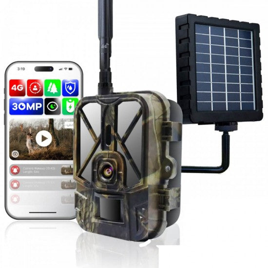 4G Solar LIVE VIEW Wildlife Camera 30MP