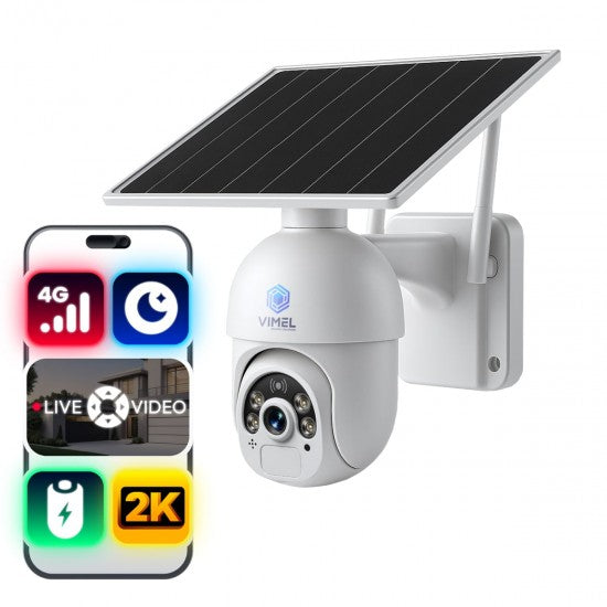4G Solar Powered PTZ Security Camera