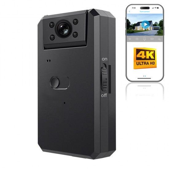 Wireless Spy LIVE Stream Camera ULTRA HD 4K