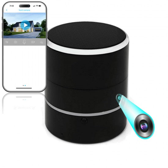 Spy camera with bluetooth speaker | motion activated