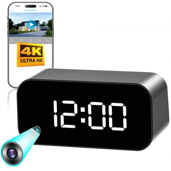 Hidden Clock Camera WIFI 4K