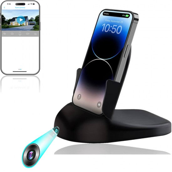 Wireless WIFI Docking Station Hidden Camera 24/7