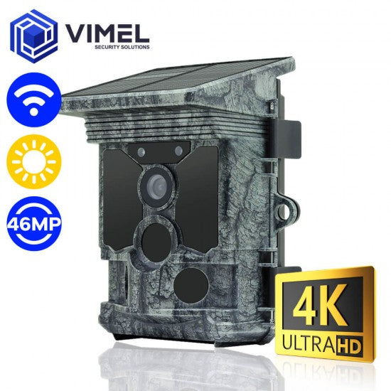 WIFI Solar Wildlife Trail Camera ULTRA HD 4K