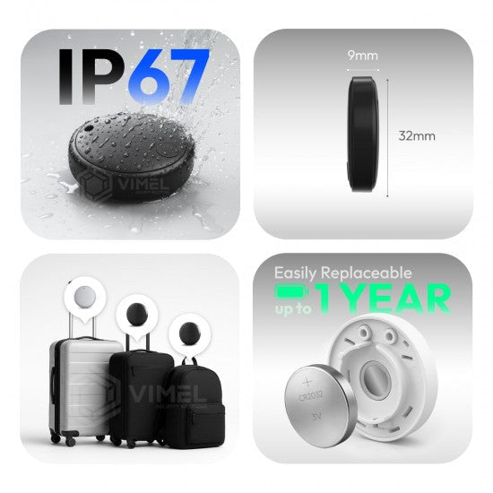 Bluetooth Tracker Tag – Apple Find My &amp; Google Find My Device