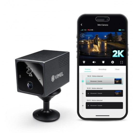 2K Vehicle 4G Security Camera - Radar Sees Through Windscreen