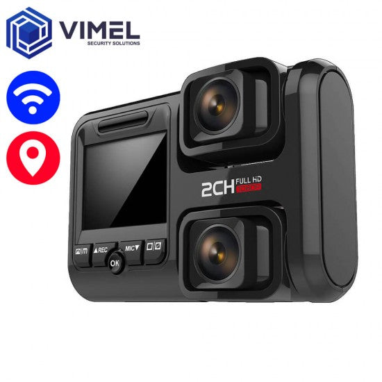 Dual Dash Camera Car with GPS WIFI Taxi Uber Buy New Zealand