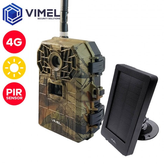 4G Trail Camera Wireless Solar Security Camera Remote Live View MMS 