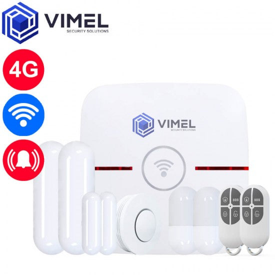 Wireless 4G Alarm WIFI Home System Smoke Detector