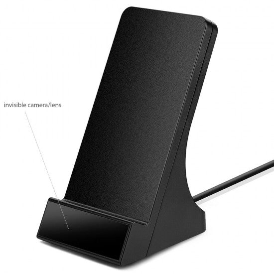 Phone Charger Docking Station with Wi-Fi Hidden Camera