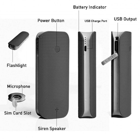 4G Portable GPS Tracker Door Alarm Sensor
