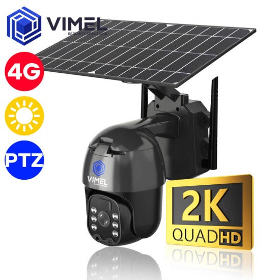 4G ULTRA HD 2K Security Solar Camera 