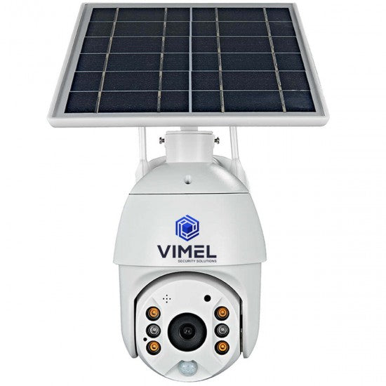 4G Flood Light 24/7 Security Solar Powered PTZ Camera