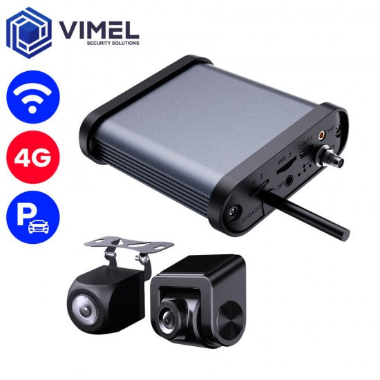 4G Security Parking Dual Dash Hidden Camera
